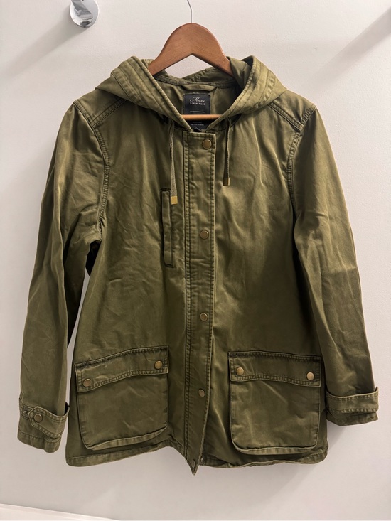 Mavi Jackets & Blazers - Mavi Olive Green Hooded Utility Jacket